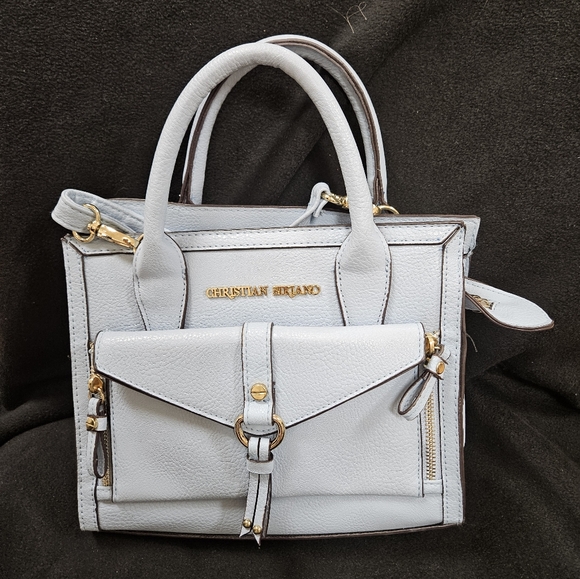 Christian Siriano blue bag - Picture 1 of 8